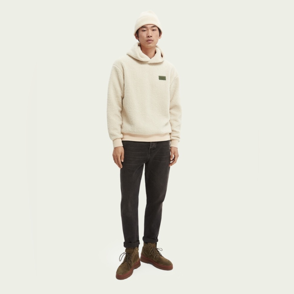 Scotch & Soda Sherpa Hoodie, size Small